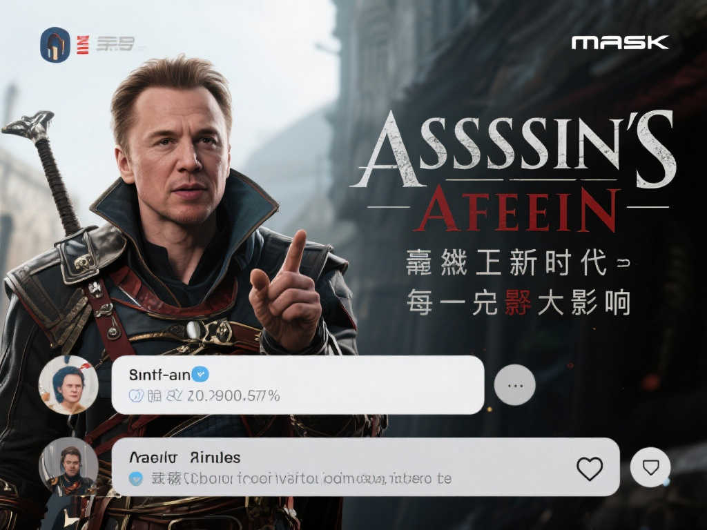 马斯克diss《刺客信条:影》,育碧硬核反击 马斯克diss《刺客信条:影》,育碧硬核反击