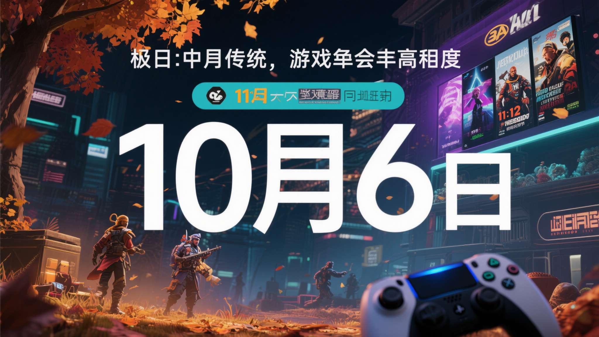 值得关注的是，10月6日 恰好处于传统游戏发售旺季的开端，与历年来多款3A大作的