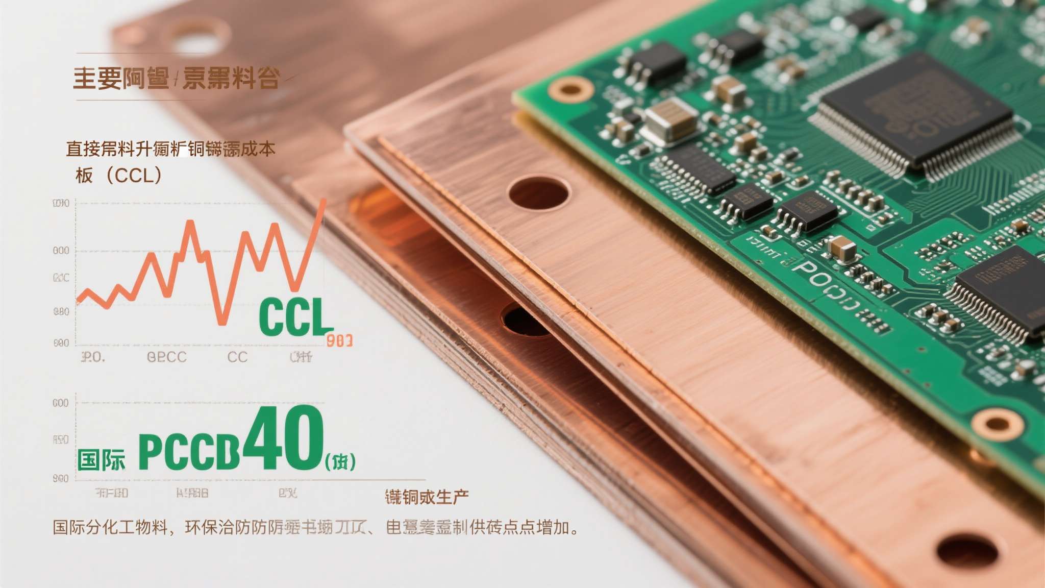 首先是原材料端的持续紧张。 覆铜板（CCL）是PCB生产的核心原料，其价格与铜箔