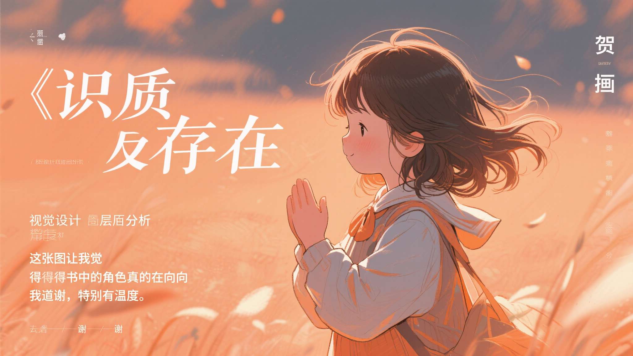 《识质存在》百万销量贺图：小萝莉举牌致谢超可爱！